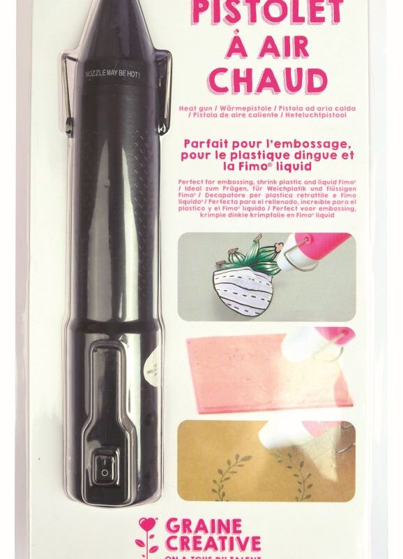 Hot air gun for embossing