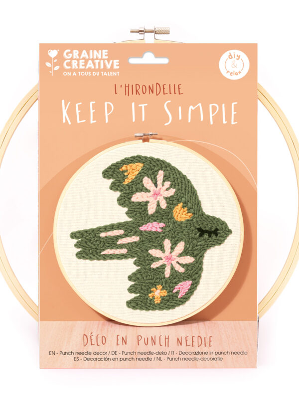 Punch needle set – Bird
