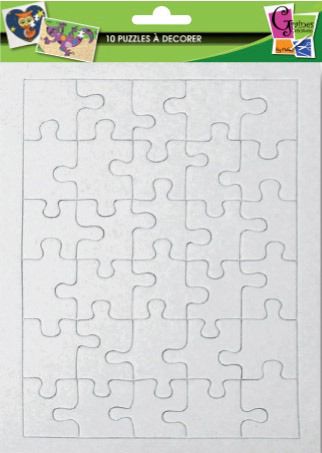 Set of 10 puzzles 30 pcs 200 x 130