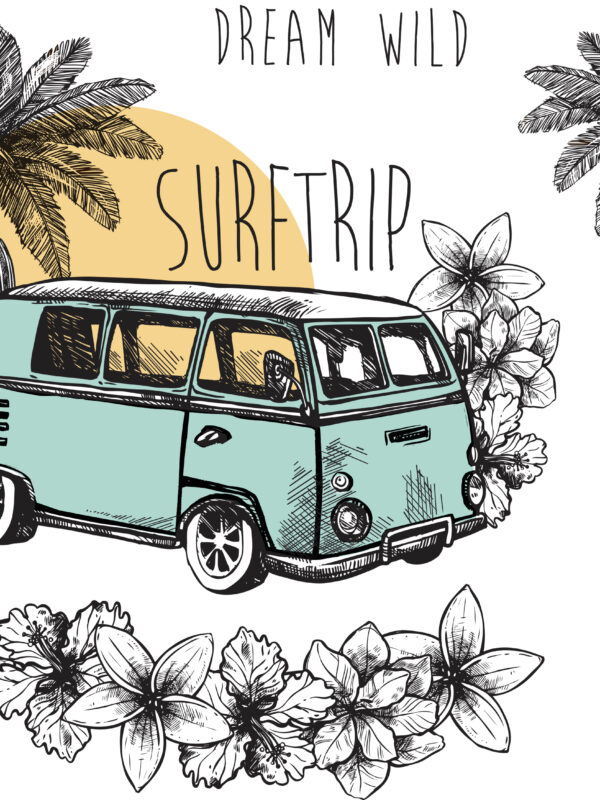Heat transfer Surf in Hawaii color A4