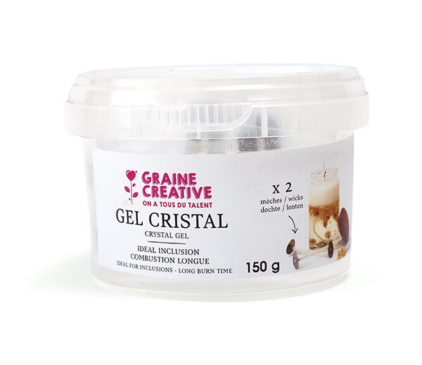 Crystal gel colorless 150 g + 2 wicks