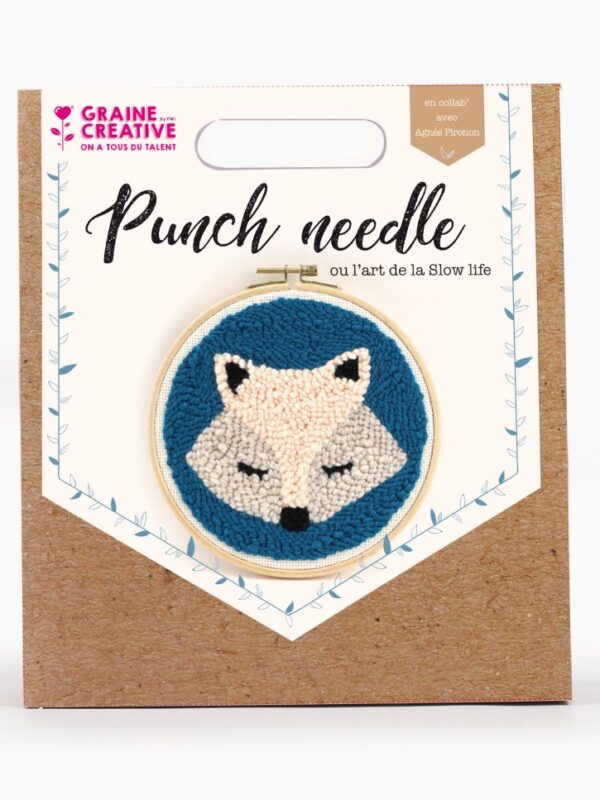 Punch needle kit fox diameter 200mm