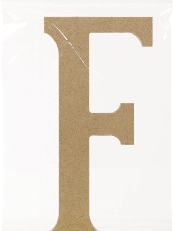 MDF letter 220 mm x 12 mm - F