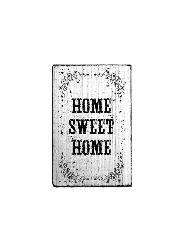 Holzstempel Vintage 70 mm x 42 mm – Home sweet home