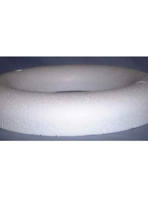 Styrofoam ring 25 cm flat
