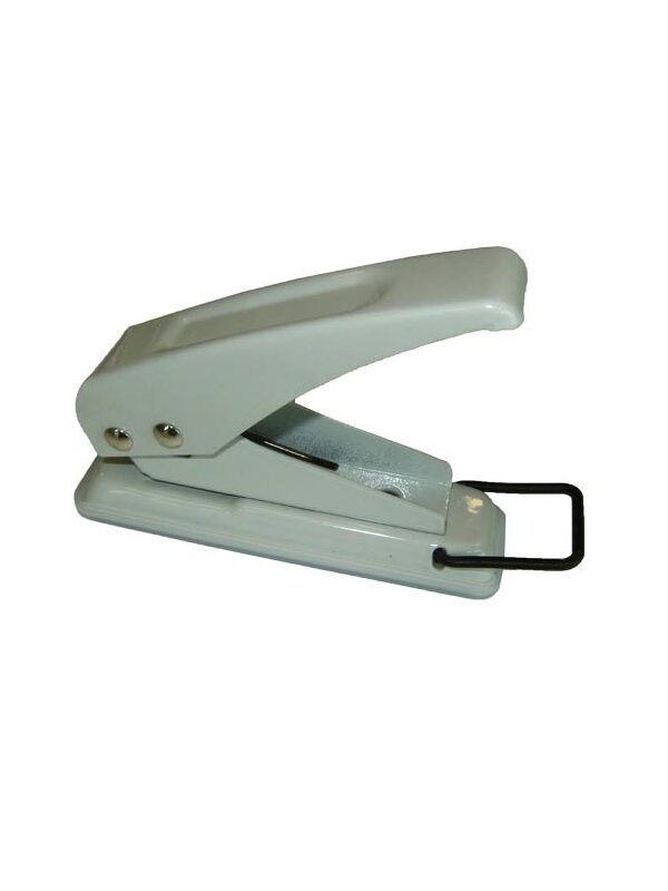 Single hole punch