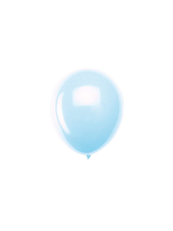 10 pastelblauwe ballonnen 30 cm