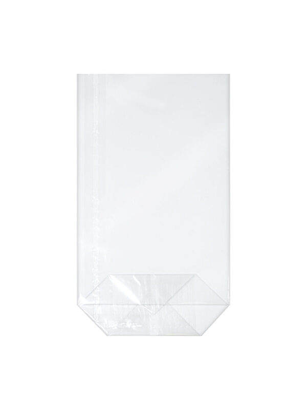 Sac à fond plat 145 x 235 mm – Transparent (10 pièces)