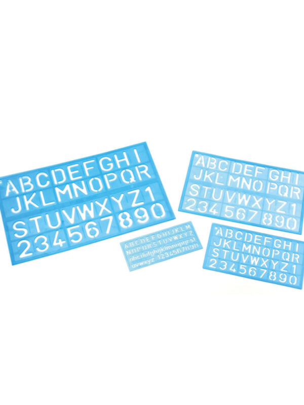 Letter stencil 30mm numbers + letters