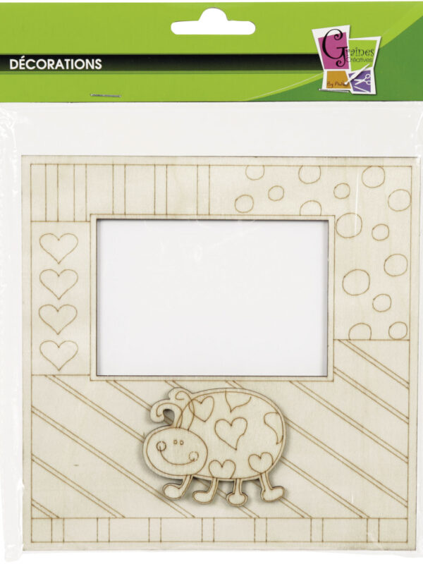 Photo frame ladybug 160 x 160 thickness 5
