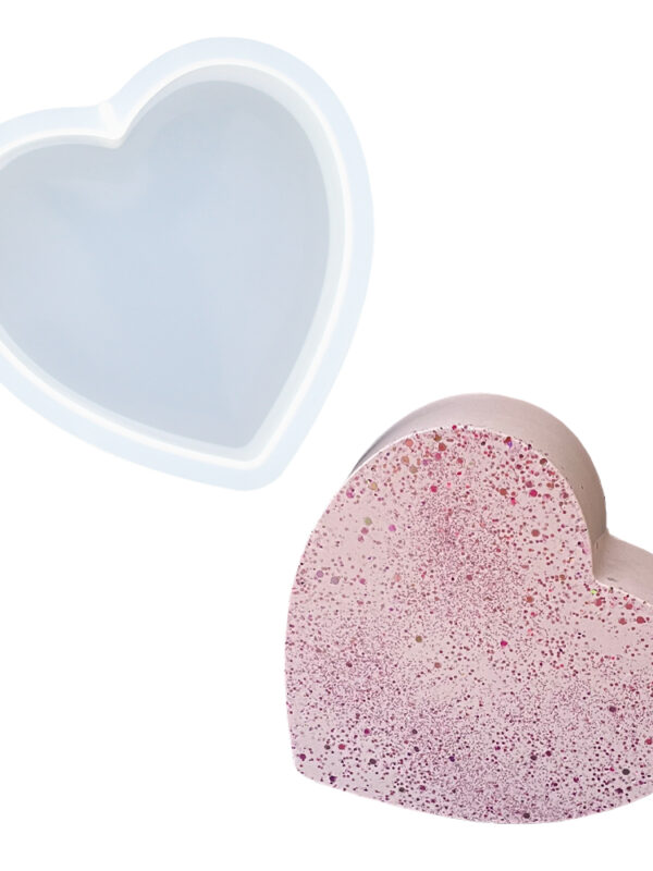 Moule en silicone en forme de cœur