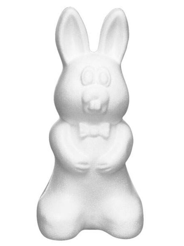 Styrofoam Easter bunny 25 cm