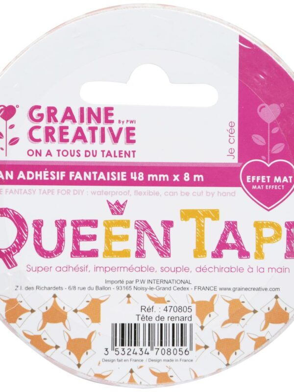 Queen tape fox head 48 x 8 m limited stock