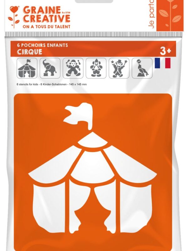 Stencil set P/6 circus