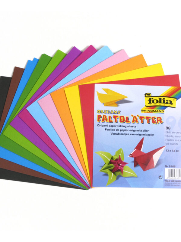 Folding paper 13 cm x 13 cm P/96 mix
