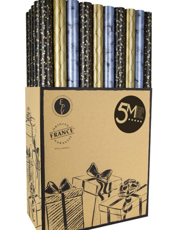 Wrapping paper 70cm x 5m – Luxury (60 pcs)