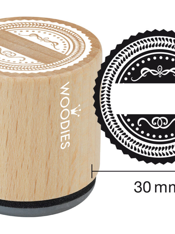Houten stempel Woodies 30mm - Zegel