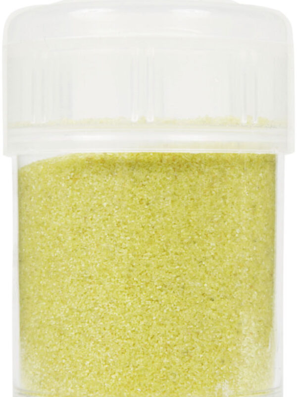 Jar colored sand 45 g – Yellow no. 33