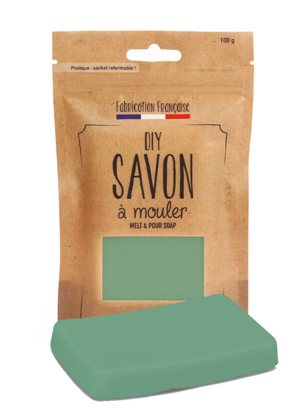 Pouring soap 100g – Dark green opaque