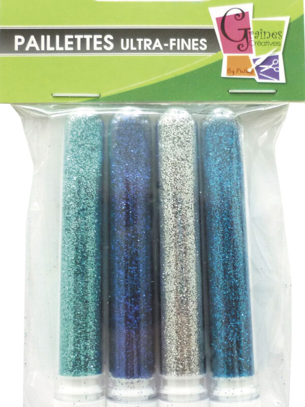 Glitzerpulver 80 g P/4 blau