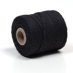 Macramé cord 75 m 2.5 mm black