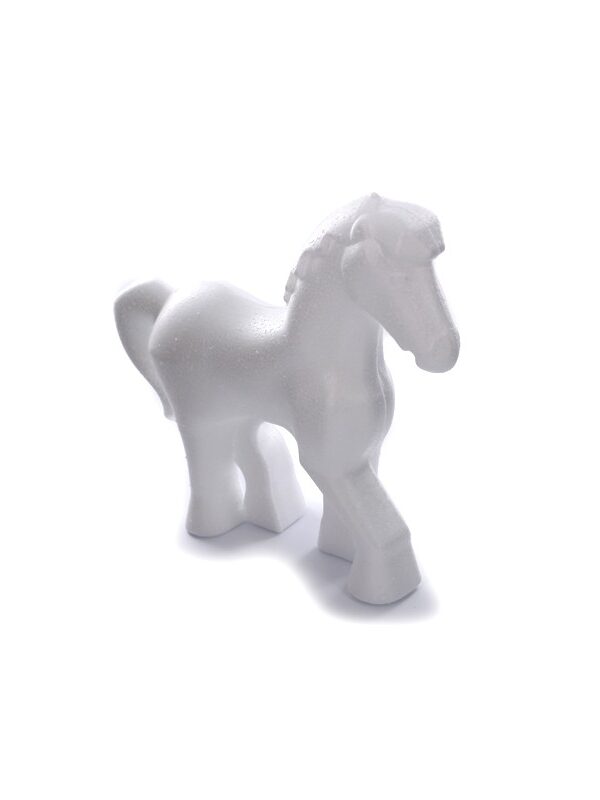Polystyrene pony 14x15,5cm x5pcs