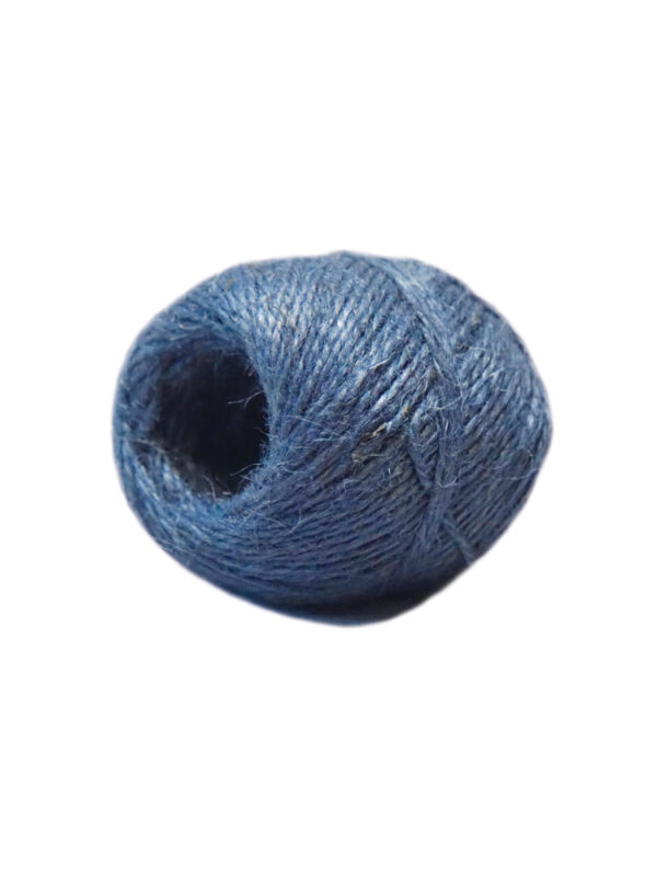 Jute touw 100 g blauw