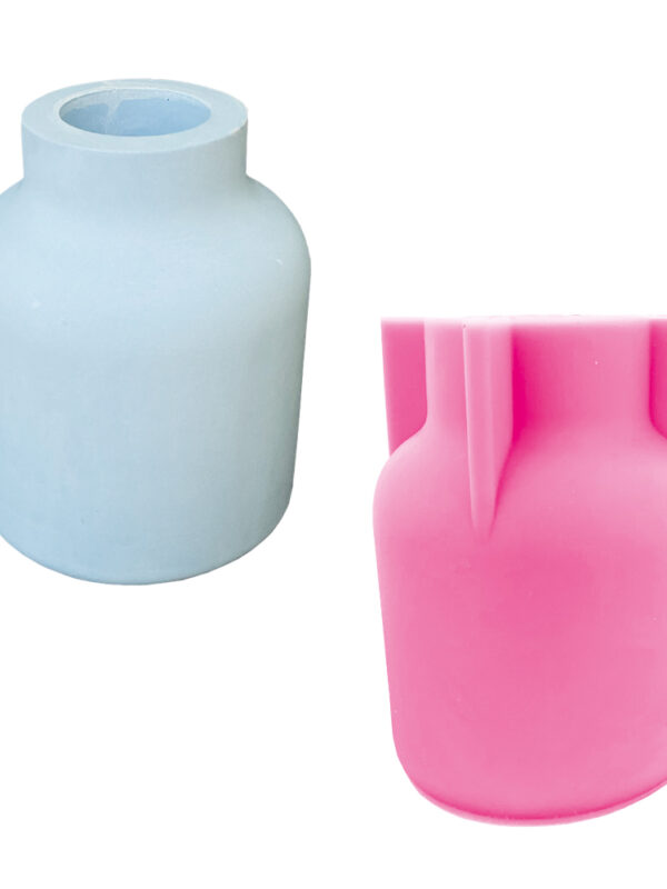 Vase en moule en silicone