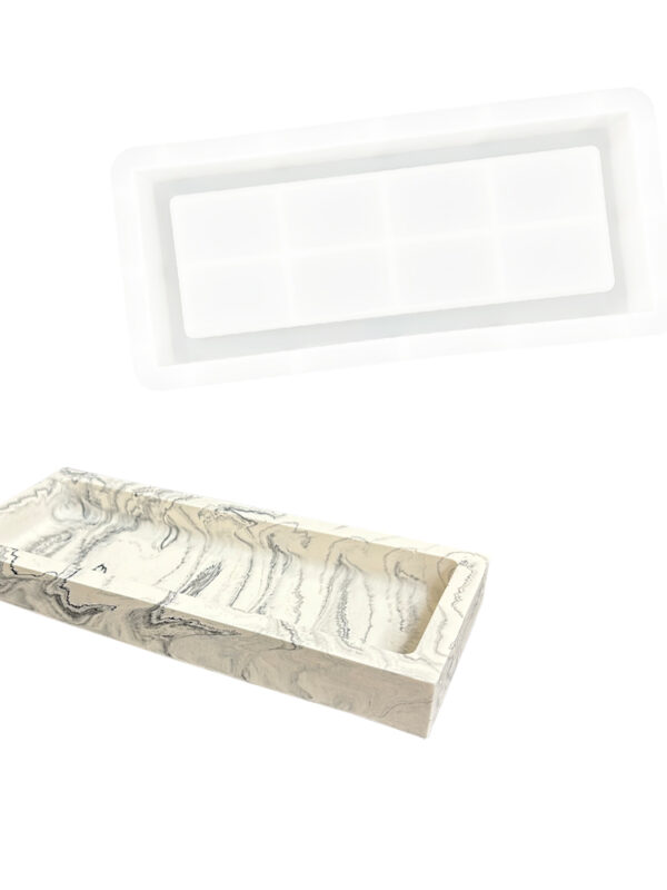 Silicone mould rectangular dish