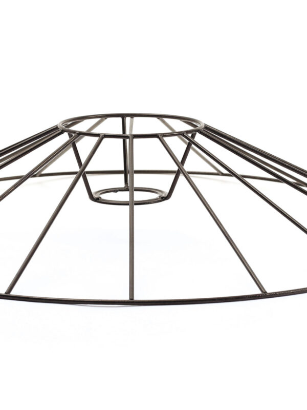 Lampshade E27 400 mm x 400 mm x 75 mm – Black