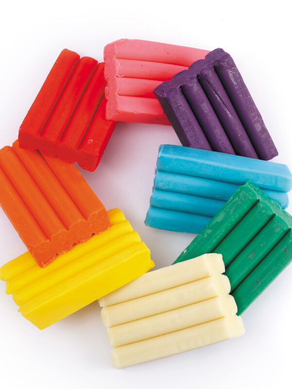 Vegetable modelling clay 290g (8 pcs)