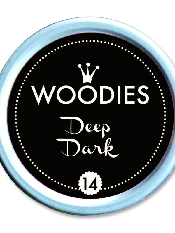 Woodies ink pad 35mm x 35mm – Deep Dark