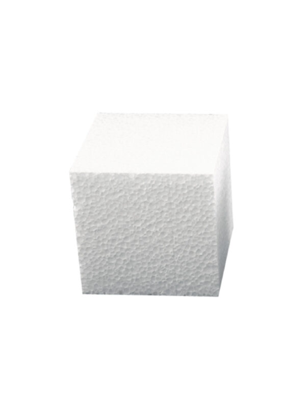 Styrofoam cube 8 x 8 x 8 cm