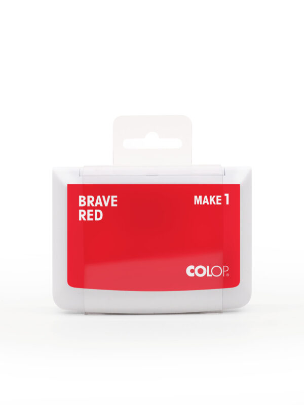 Ink pad MAKE 1 sleeve 50mm x 90mm - Brave red