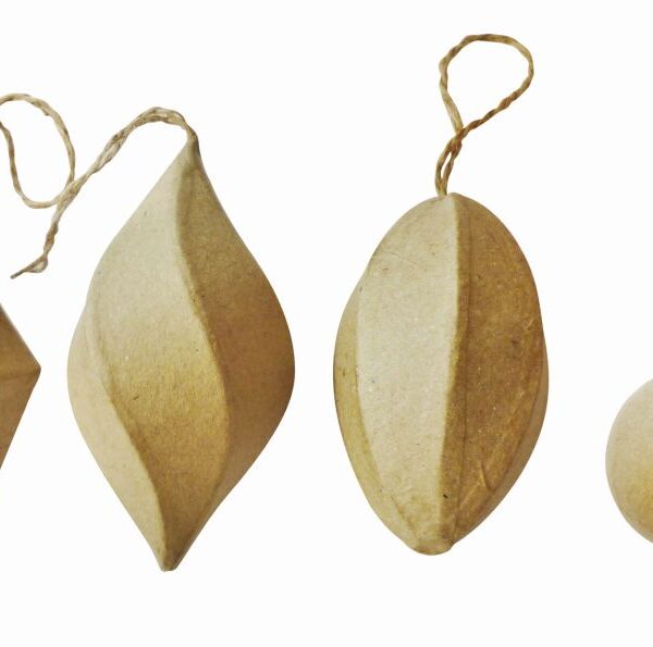 Cardboard Christmas shapes (40 pcs)