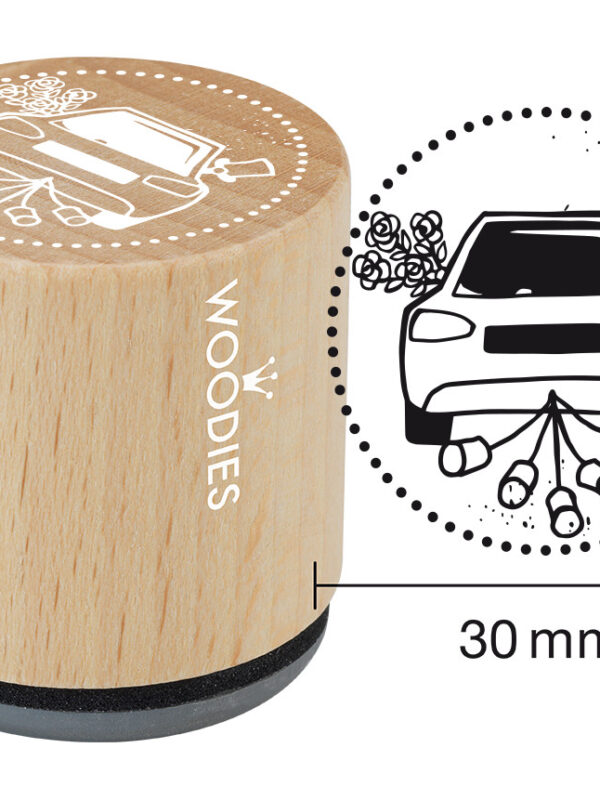Houten stempel Woodies 30mm - Auto