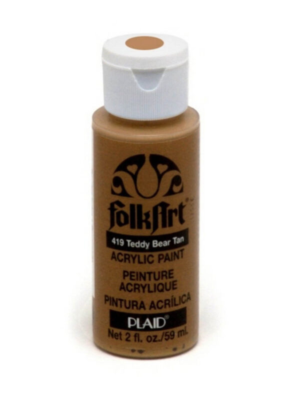 FolkArt Acrylfarben 59 ml Teddybär-Braun