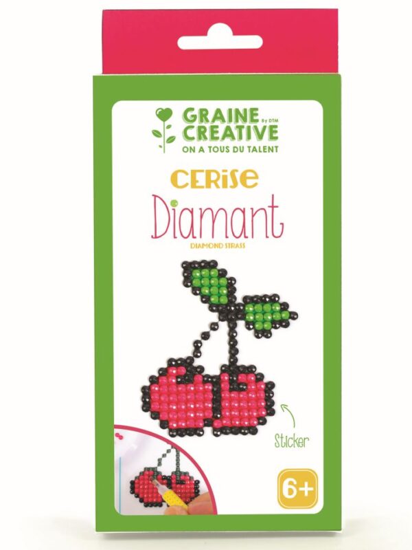 Diamond mosaic sticker kit – Cherry
