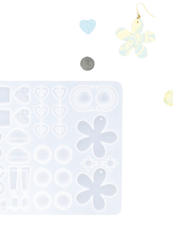 Silicone mould earrings collection