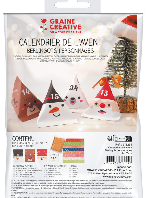 Advent calendar – Christmas figure bags