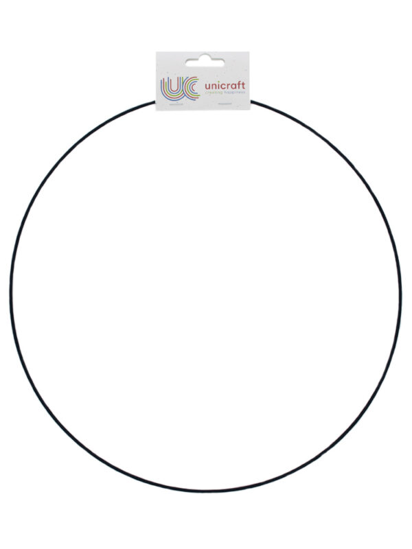 Metal ring black Ø 35 cm