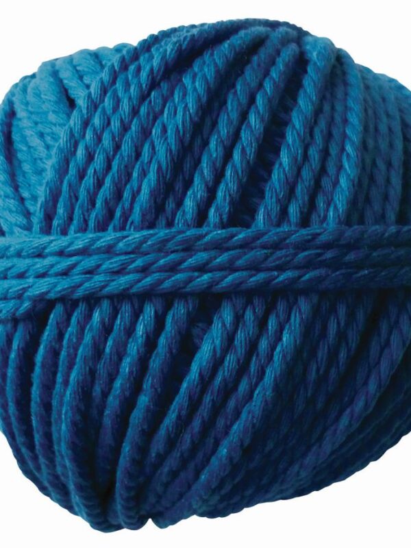 Cotton thread 2.5mm x 50m – Blue
