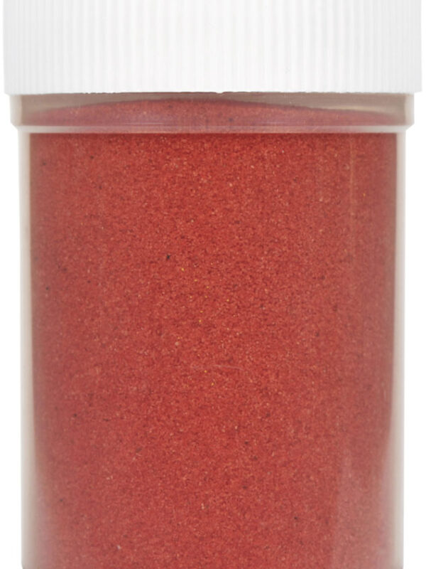 Jar colored sand 230 g – Brick red no. 16