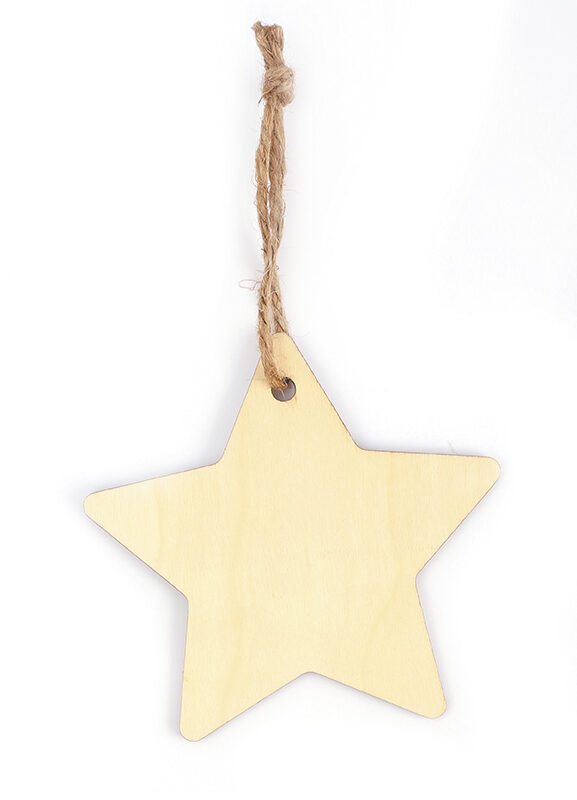 Star to decorate wood 110 mm