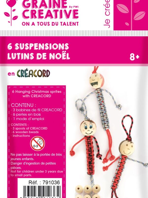 Elf hanging decorations kit Creacord 120 x 190