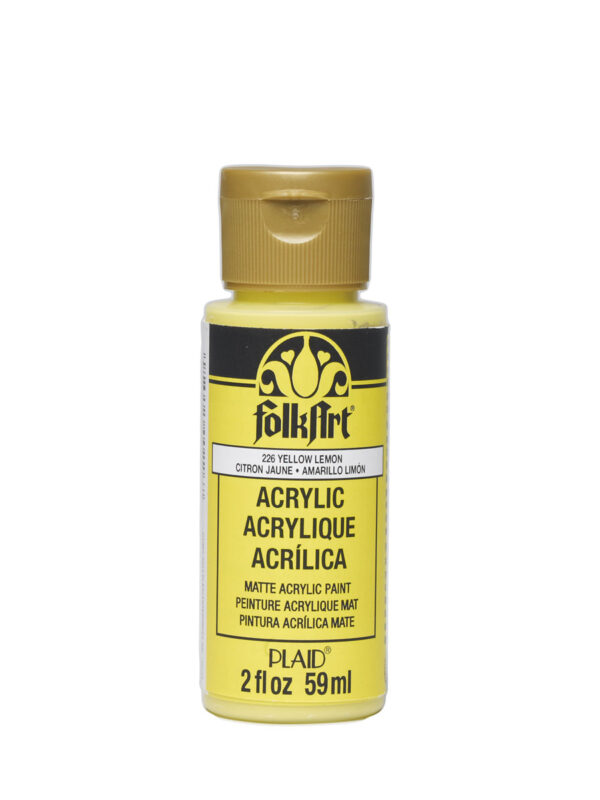 FolkArt acrylic colors 59 ml Yellow Lemon