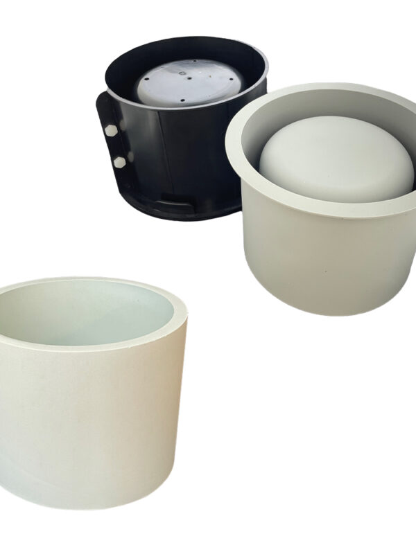 Moule en silicone rond pour pot de fleurs
