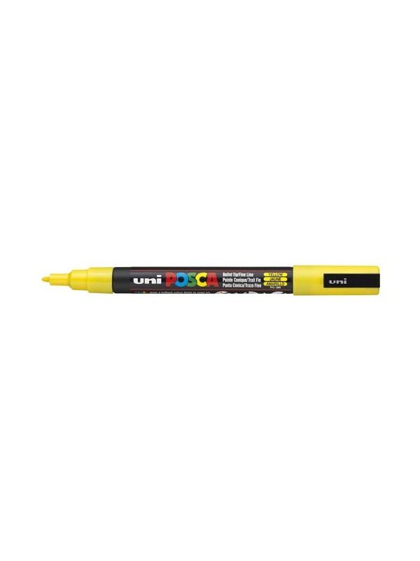 Posca paint marker PC3M fine conical tip - yellow