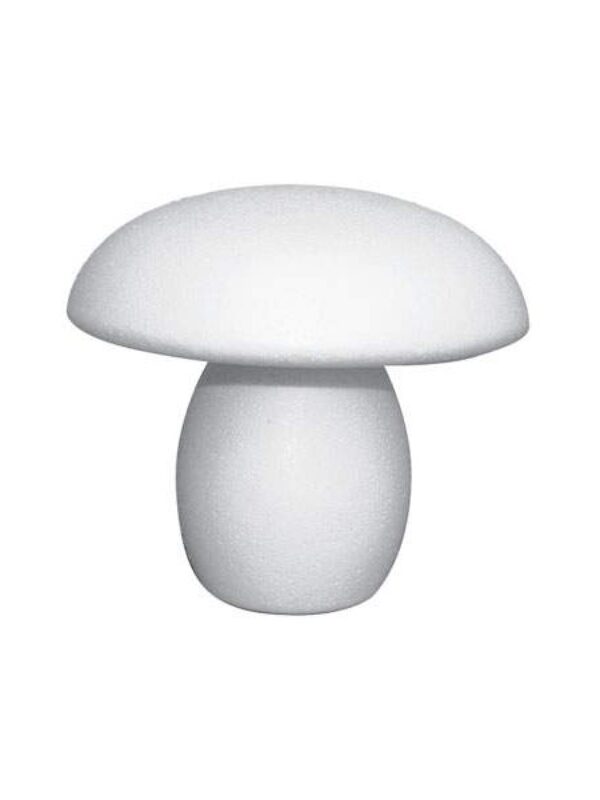 Styrofoam mushroom H 8 cm x Ø 8.5 cm