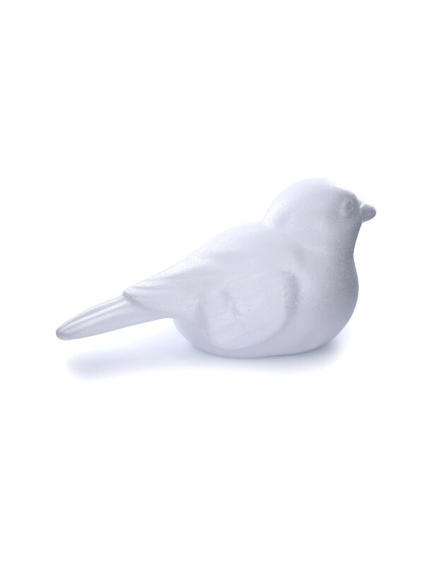 Oiseau polystyrene 9x18cm x5pcs
